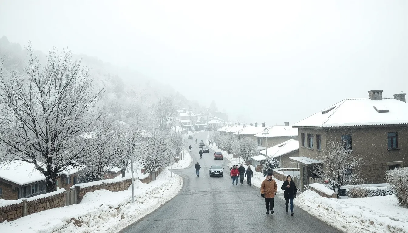 vague de froid algérie